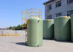 Vertical Harmless Treatment FRP Chemical Storage Tank Easy Installation 4000