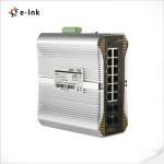 L2+ Industrial 12-Port 10/100/1000T (8-port 802.3at PoE) + 4-Port 10G SFP+