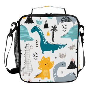 Wholesale Dinosaur PEVA Lining Insulated Lunch Cooler Bags For Kids from china suppliers