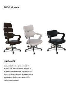 Wholesale PU Ergonomic Leather Office Chair Executive Gray Swivel Desk Type fixed armrest from china suppliers