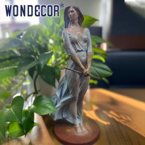 Wholesale Modern Small Indoor Gauze Skirt Beauty Bronze Sculpture Desktop Ornament from china suppliers