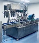 Filling Machine for Hand Sanitizer, Medical Alcohol, Automatic, 8 nozzle