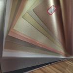 PVC Silver Metallic Wallpaper Peel And Stick Stainless Steel Contact Paper For