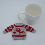 Cute Christmas Sweater Handmade Wine Bottle Cover for Christmas Decorations