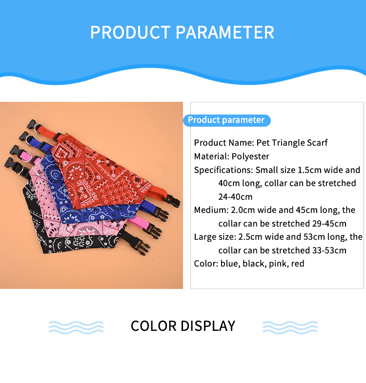 Double Layer Dog Neck Scarf Holiday Dog Bandanas Fashion Style