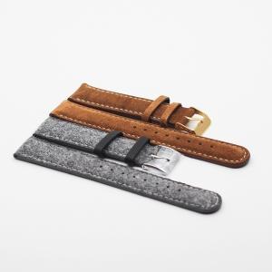 Wholesale Branded Watch Band Replacement Fabric Cloth Genuine Leather Band With Quick Release Spring from china suppliers