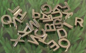 Wholesale Stainless Steel Alphabetical Letters Charms Collection 3 for Glass Floating Charm Locket from china suppliers