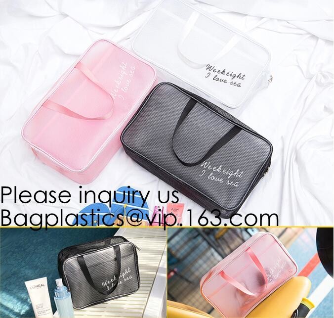 Waterproof PVC Cosmetic Pouch Wholesale Cheap Make Up Makeup Case Bag Travel Toiletry Pouch Organizer, bagease, bagplast