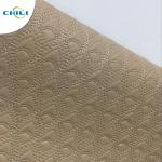 Washable Quilted Leather Fabric , Quilted Leather Upholstery Diamond Tuck