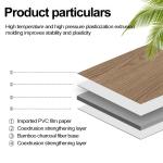 1200*2440 Bamboo Charcoal Wood Veneer Panel Siding Wood Grain Bamboo Crystal