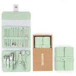 Manicure Set Nail Clippers Tools Household 4/12/16Pcs Stainless Steel Ear Spoon