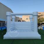 White Bounce House Outdoor Inflatable Jump House Commercial Bouncy House