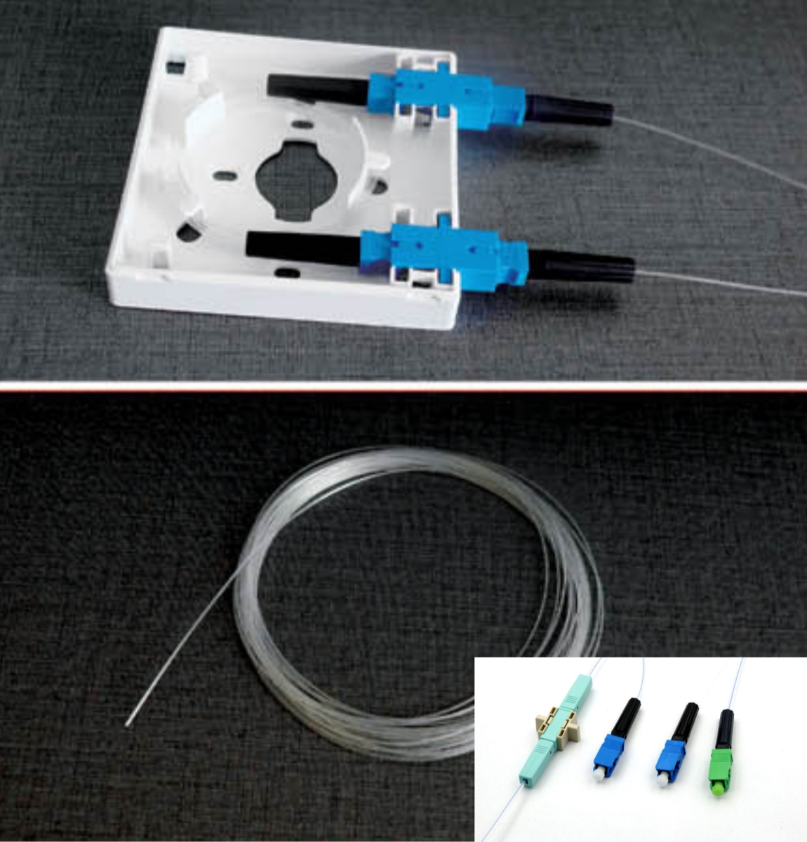 Non Fusion Fast Assembly SC/APC Fiber Optic Connection Module for Dual Fiber Connector