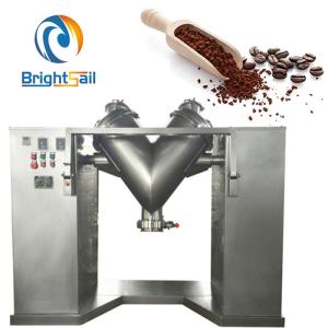 Wholesale SS304 powder blender mixer machine V type coffee tea flour mixing machine from china suppliers