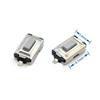 Stainless Steel 4 Pin DIP Tact Switch Through The Hole 6.2x6.2mm