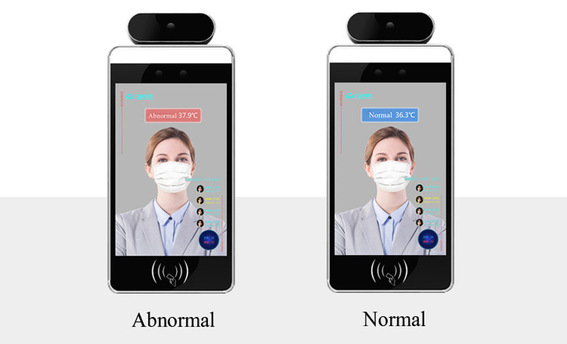 Portable Touchless Facial Recognition Temperature Scanner Facial Scan Thermometer