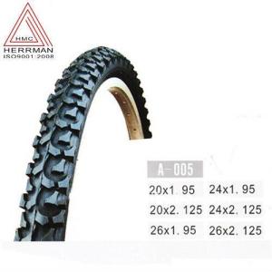 Wholesale Black Color Mountain Bike Tyres / Mountain Bike Street Tires Wear Resistant from china suppliers