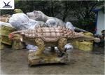 Life Size Animatronic Dinosaur Realistic Resin Waterproof Ankylosaurus Display
