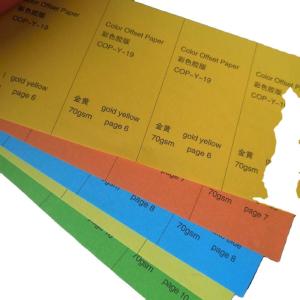 Wholesale Tracing Paper 55-150gsm Red/Yellow/Green/Pink Color Woodfree Offset Paper/Bond Paper from china suppliers