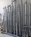 10 Inch Soil Anchor Screws , Hot Dip Galvanized Screw 3-4mm Thickness