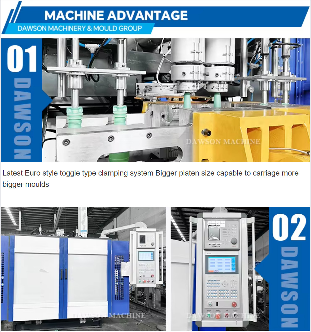 Automatic Pesticide Bottle Extrusion Blow Molding Machine Plastic hdpe