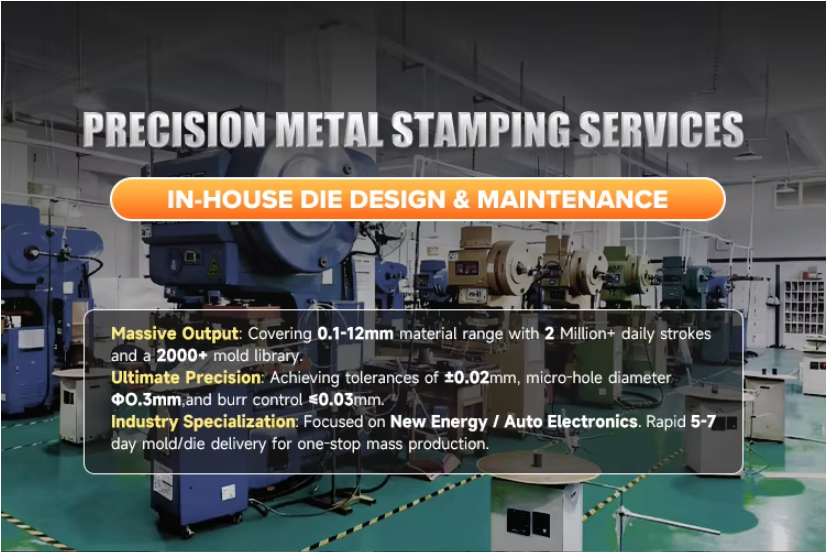 High Precision Progressive Stamping Process For Electronic Components And Shields Mass Production