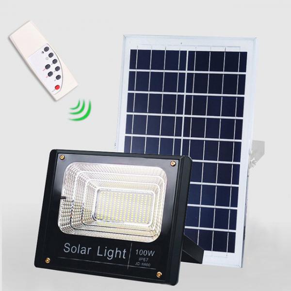 Outdoor 25W 40W 60W LED Solar Flood Light With Timer Security / IP65 Solar Flood Light