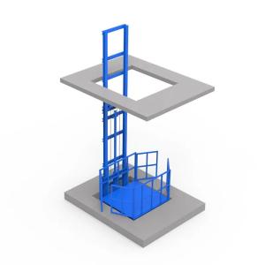 Wholesale 10m Two Post Cargo Lift Electric Hydraulic Warehouse Cargo Lift 500KG Load from china suppliers