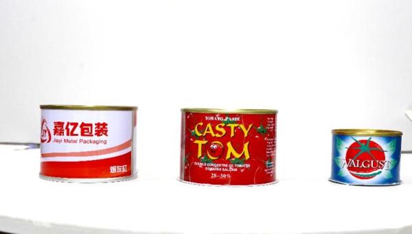 Cylindrical D52mm Tin Food Cans Fruit Vegetables Water Fish Soup Food Can