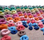 6pcs Durable GRP/PU Rock Climbing Holds Stone Boulder Professional Climbing