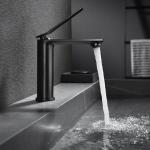 Hotel Villa Single Handle Basin Mixer Chrome Matte Black Bathroom Vessel Sink