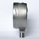 4" 1 kg/cm2 Glycerin Fillable Manometer SUS 316 Tube/Socket All Stainless Steel