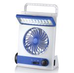 Hotel Household Solar Powered Outdoor Fan With Led Light