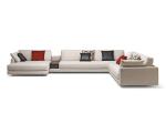 Modern Elegance: High Standard L-Shaped Fabric Sofa For Hotel,Office,Villa