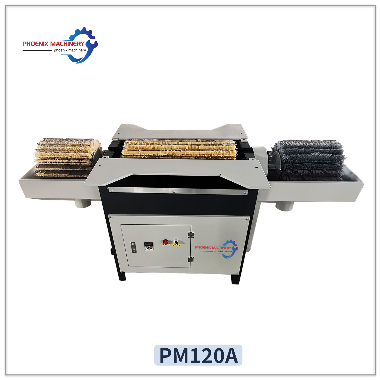 Small Wood Furniture Polishing Machine PM120A with 300mm Polishing Roller Diameter