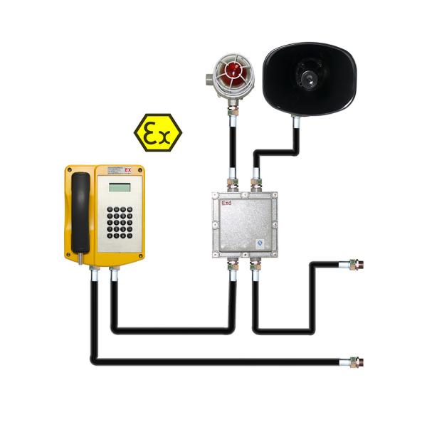 IP Sound and Light Explosion-Proof Telephone for Oil Exploration / Chemical