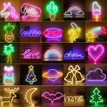 LED Neon Decorative Light Alien Jupiter Neon Sign Indoor Wall Hanging Lamp Decor
