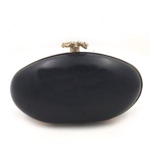 Wholesale Manufacture direct sale gold color oval shape iron metal frame for bag purse box from china suppliers