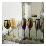 High Output Foshan Glass Wine Cup Vacuum PVD Coating Equipment For Gold Silver