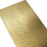 Hairline Stainless Steel 304 Mirror Finish Titanium Gold Etched Plate