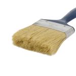 Nature Bristle House Paint Brushes , Epoxy Resin White Bristle Paint Brush