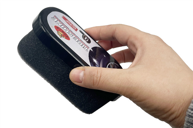 Tire Shine Sponge Brush Car Wheel Dressing Applicator Tire Gloss Polishing Wipe Care Waxing Pad Detailing