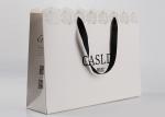 Laser Cut Printing Personalised Paper Bags , Grosgrain Ribbon Plain Gift Bags