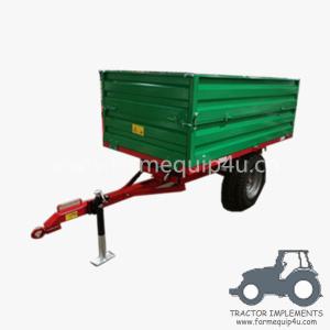 Wholesale Double Panels -Off Road Hydraulic Dump Trailer 1.5ton; Tractor Trailer For Hobby Farm from china suppliers
