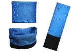 Water Droplets Logo Ski Headwear , Fashion Style Reversible Polar