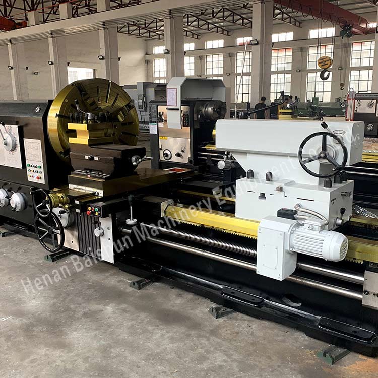 Conventional Cw61125b Horizontal Lathe Machine Turning Center Large Size