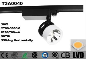 Wholesale Aluminum Housing Rail Track Lighting Dimmable Adjustable Spot Track Lights from china suppliers