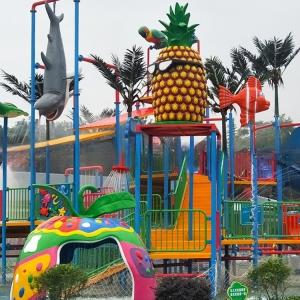 Wholesale Fiberglass Commercial Water Park Playgrounds Customized 12m Height from china suppliers