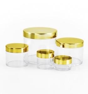 Wholesale 1oz Clear Frosted Cream Jars Cosmetic Packaging Empty Cosmetic Jars 20g 30g from china suppliers