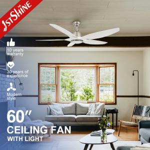 Wholesale Decorative 60 Inches Plastic 5 Blades Ceiling Fan With 5 Speed Remote Control from china suppliers